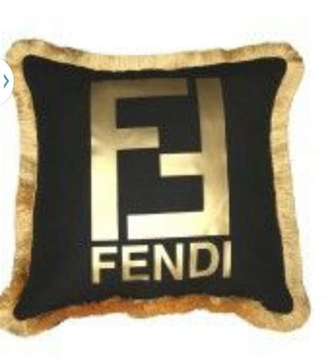 fendi sofakissen|Fendi throw cushions.